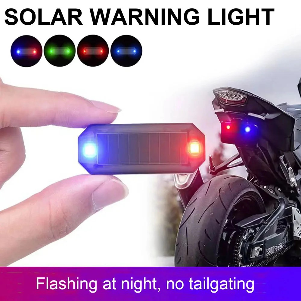 Sos Light Strobe - Lampu LED Mini tenaga surya mobil,