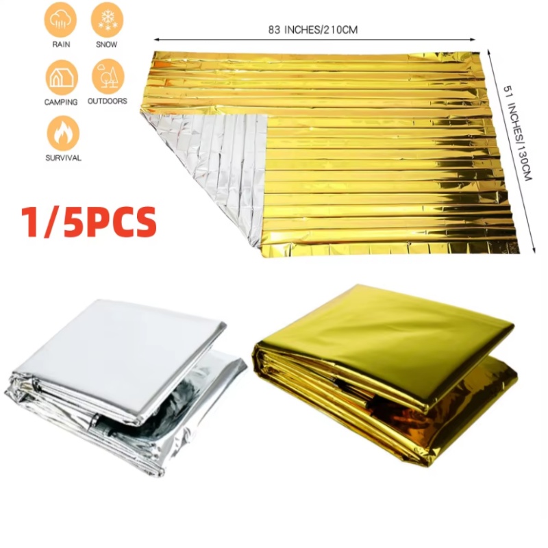 Selimut Darurat Mylar Foil Tah - Survival Blanket Reflective ulasan dan harga