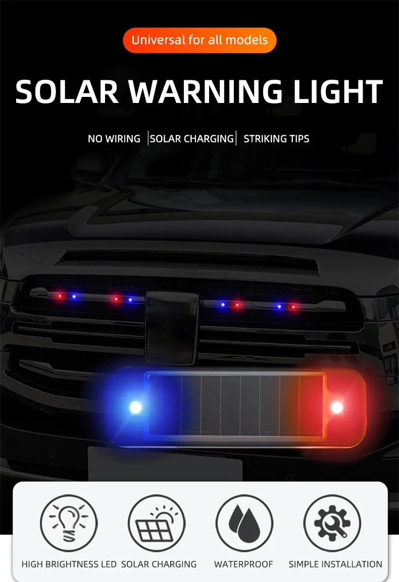 Lampu LED Mini tenaga surya mo - Sos Light Strobe ulasan dan harga